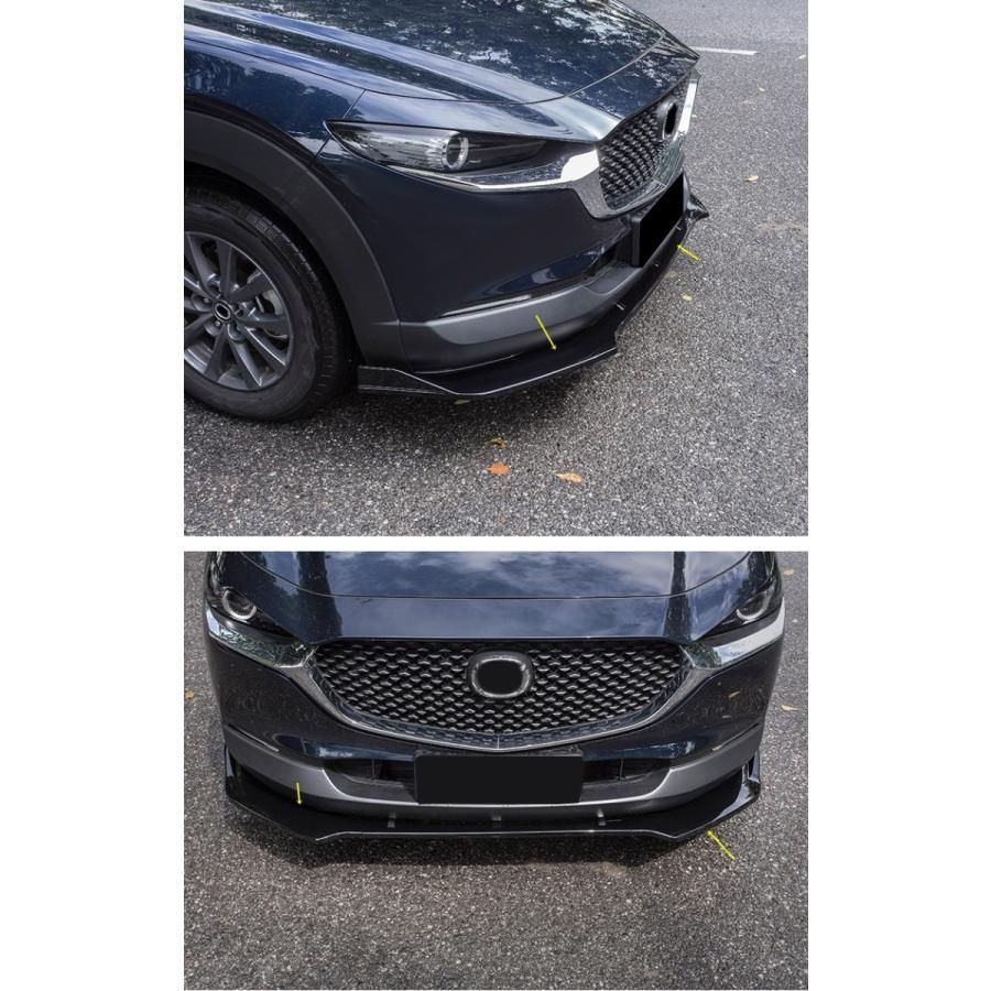 フロント バンパー カバースポイラートリム プロテクション マツダ・CX