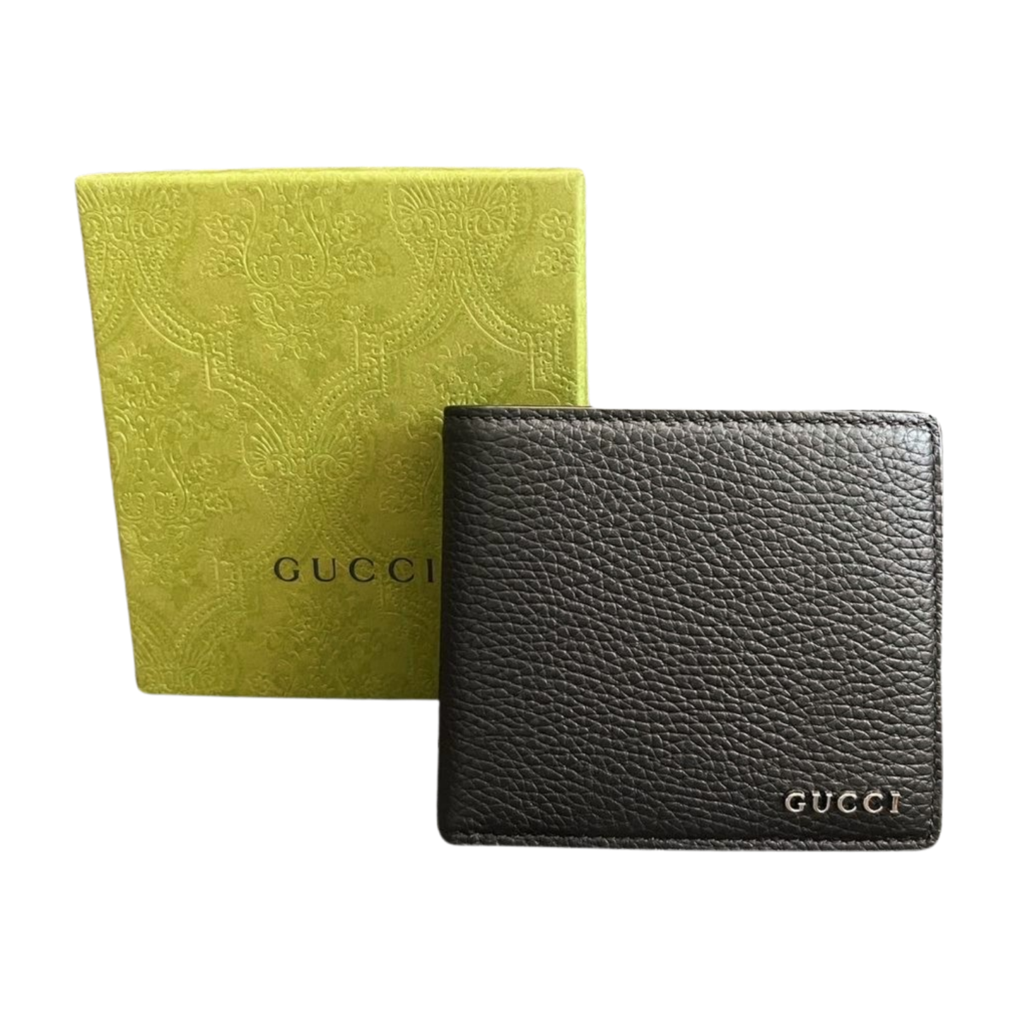 GUCCI  二つ折り財布　ロゴ入り　ウォレット