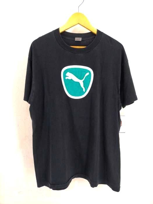 プーマ　シャツ　逆向きロゴ　ヒットユニオン PUMA プーマ Tシャツ 90s ヒットユニオン Vネック ゲームシャツ