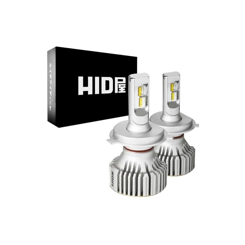 HID屋 H4 LED ヘッドライト 28400cd(カンデラ) 爆光 ホワイト 6500k