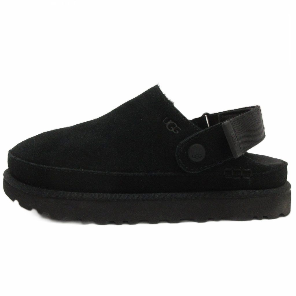 アグ オーストラリア UGG australia ゴールデンスター クロッグ GOLDENSTAR CLOG サンダル サボ シューズ スエード 黒 ブラック US6 23cm位