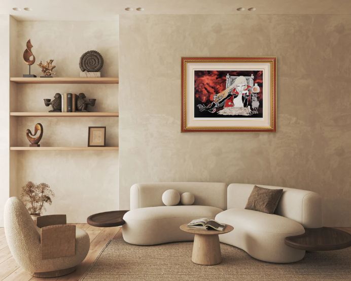 松本零士 永遠のエメラルダス シルクスクリーン SAKU クイーン