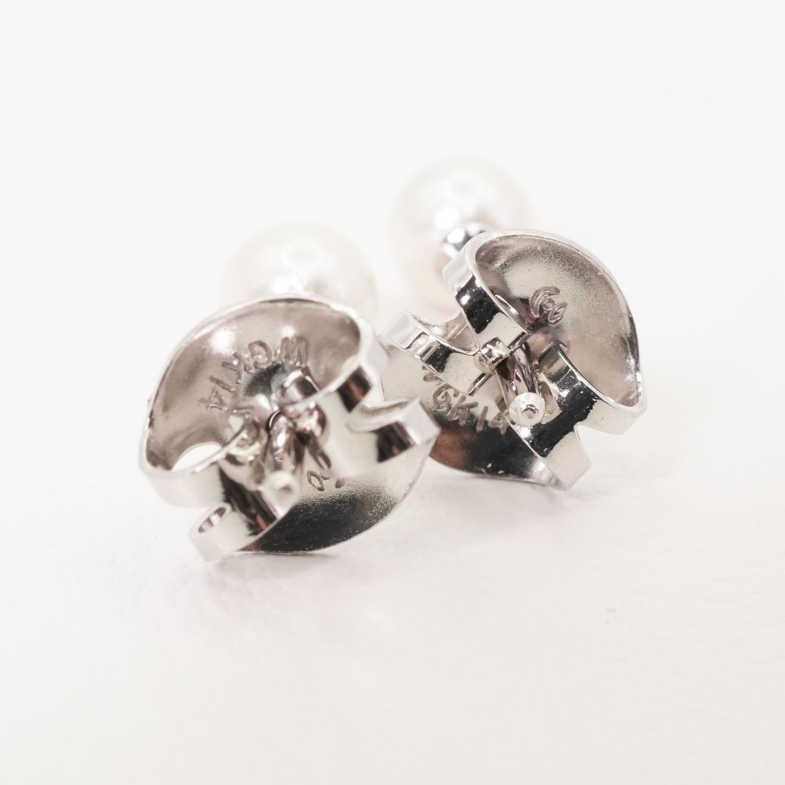 美品 田崎真珠 K14WG ベビーパール ピアス タサキ/24-5377S - メルカリ