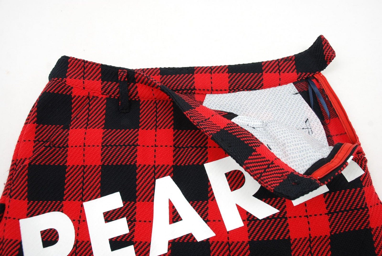 レディース パーリーゲイツ PEARLY GATES スカート 2(L) 赤×黒 レッド