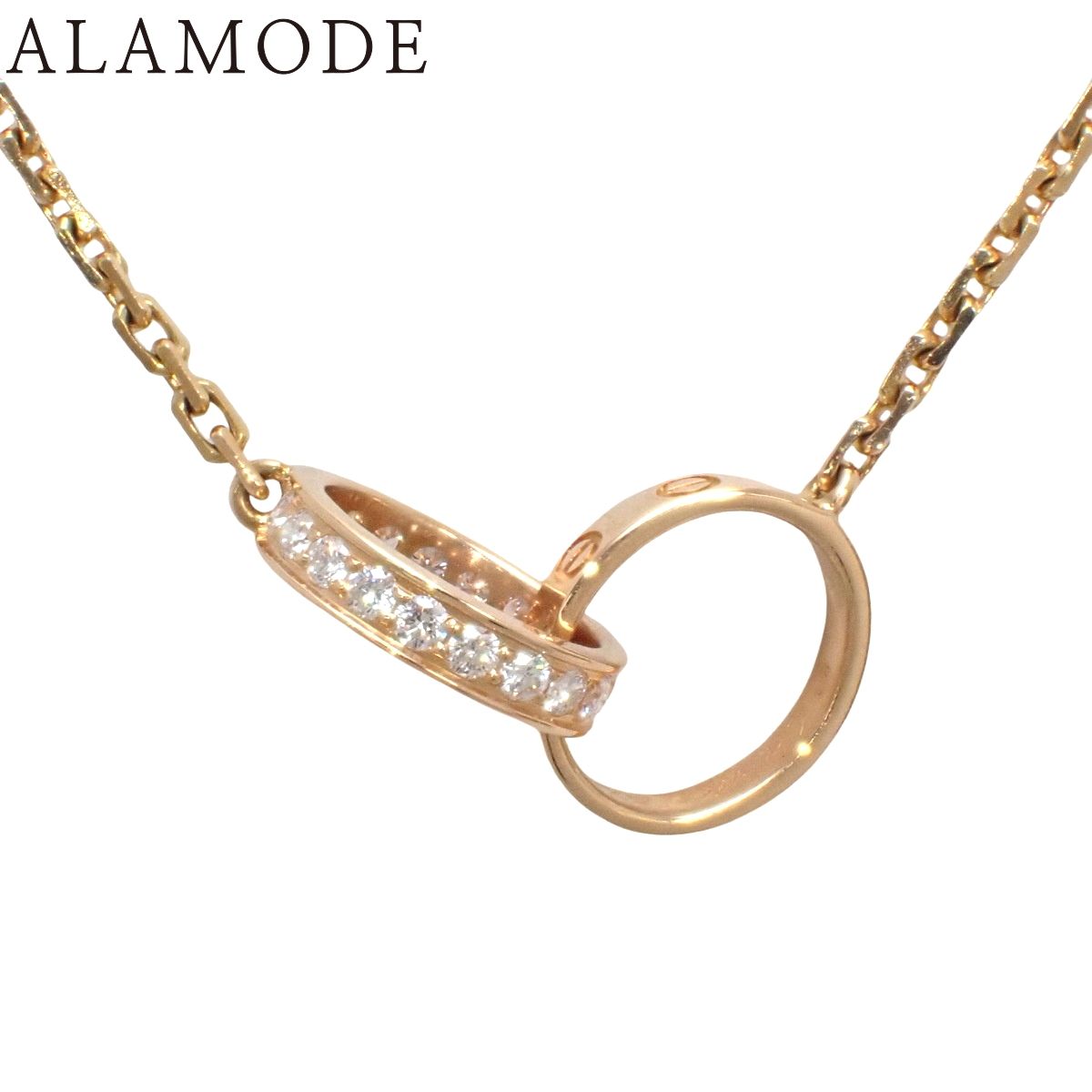 [Cartier]B7013900 18Kピンクゴールド(ローズゴールド) CRB7013900 - LOVE necklace, diamonds - Rose gold, diamonds