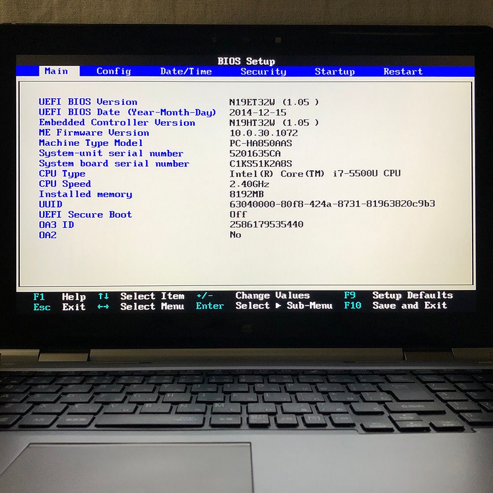 【ジャンク品】ノートパソコン LaVie NEC PCNS700JAB-408 【ジャンク品】OS無し/15.6型/Corei7/8GB