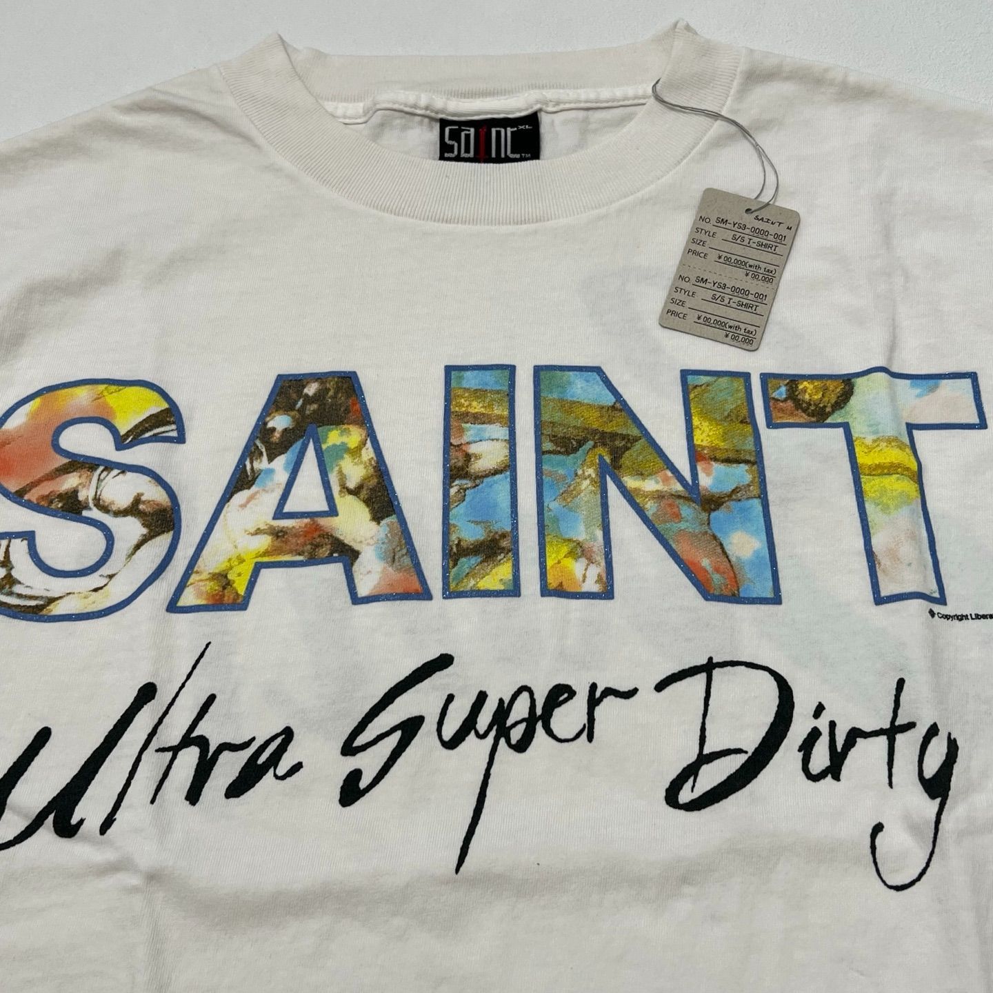 国内発送☆Saint Mxxxxxx☆SS TEE/SUPER DIRTY/WHITE SAINT Mxxxxxx]SS TEE/SUPER DIRTY/WHITE(SM-HR8-0000-025) – R&Co.