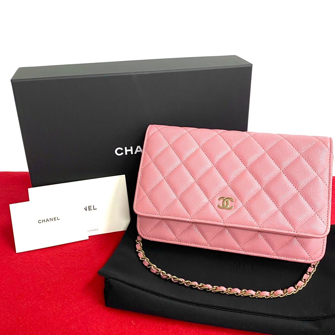 未使用保管品 シリアル有 CHANEL シャネル キャビアスキン