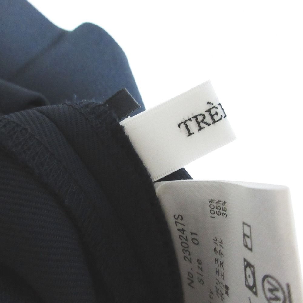 美品 TREFLE＋1 トレフルプラスワン クラウドトップス ノースリーブ 
