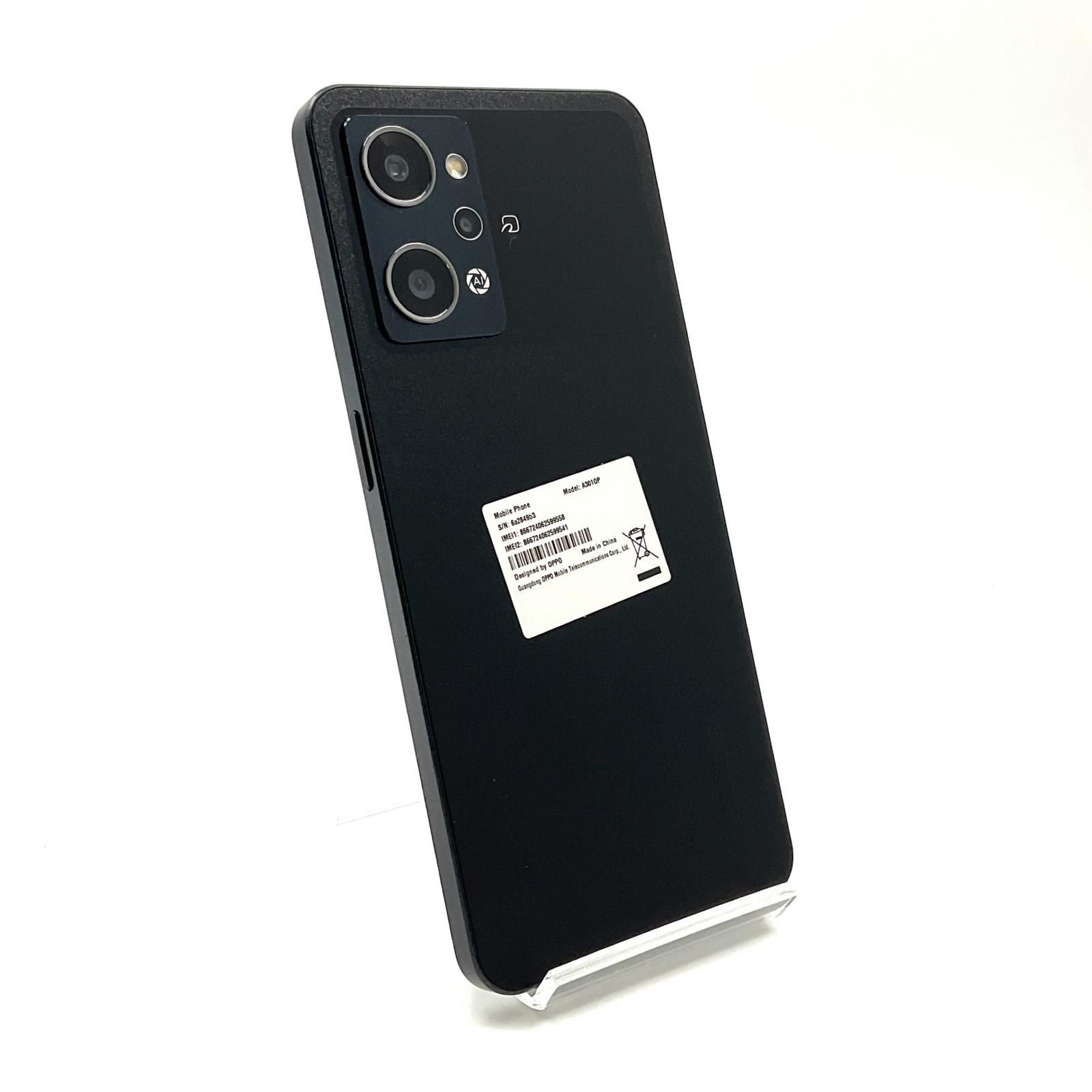 Reno 3 2024 A 128GB ブラック Oppo CPH2013 SIMフリー Bランク スマホ