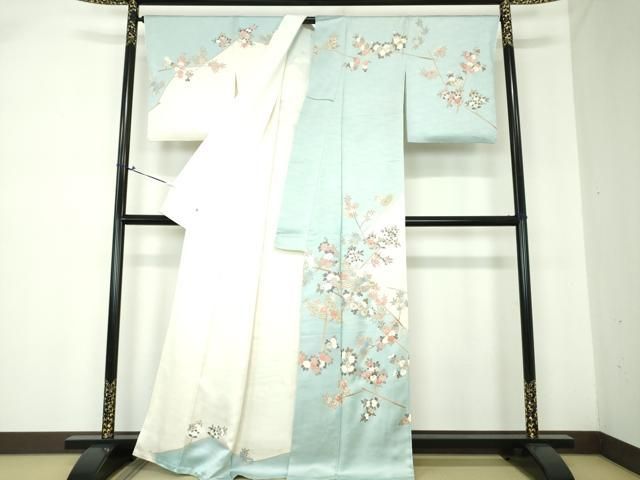 平和屋着物○訪問着 間道 仮絵羽 正絹 逸品 未使用 DAAV8796tw