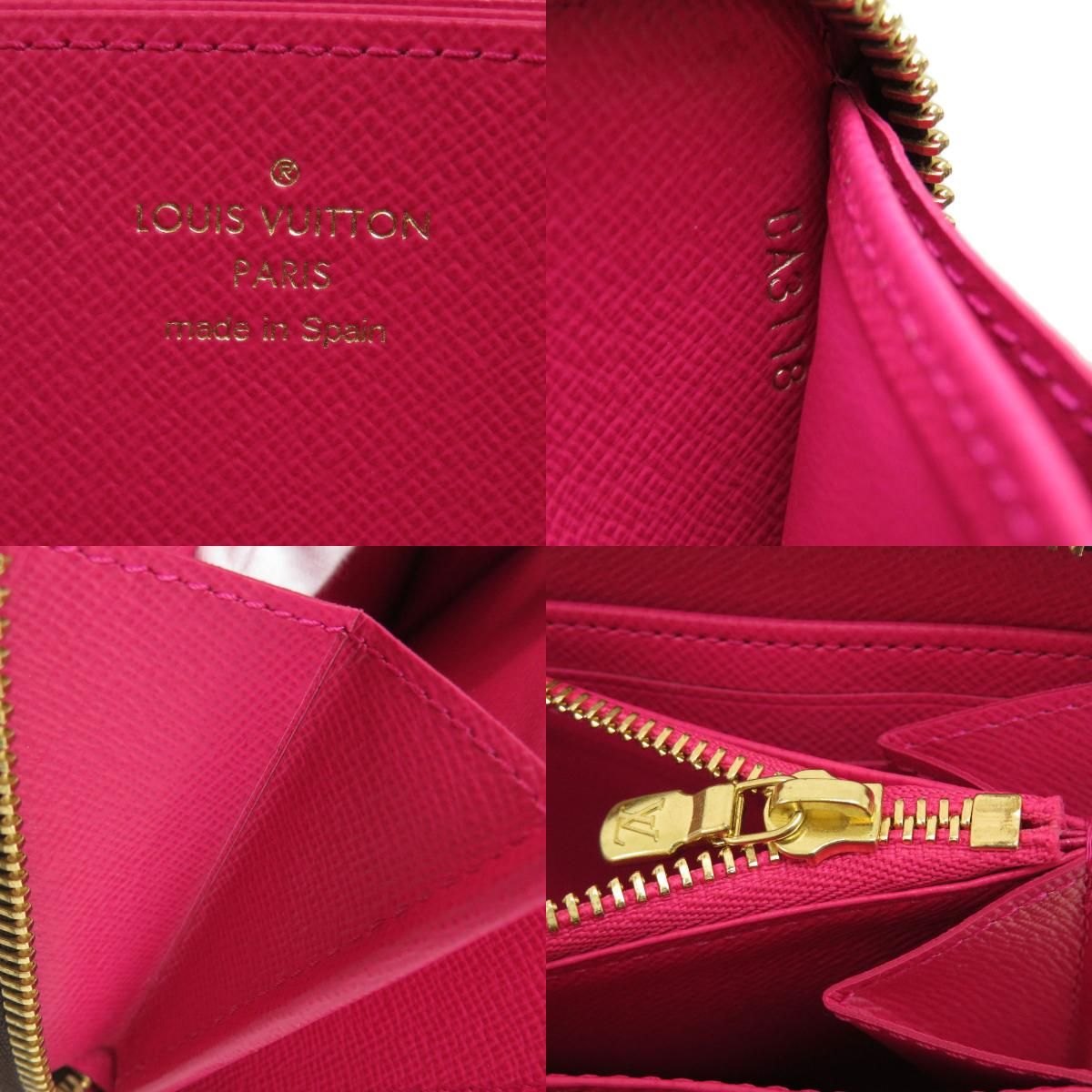 LOUIS VUITTON ルイヴィトン M63392 ジッピー・ウォレット パッチーズ