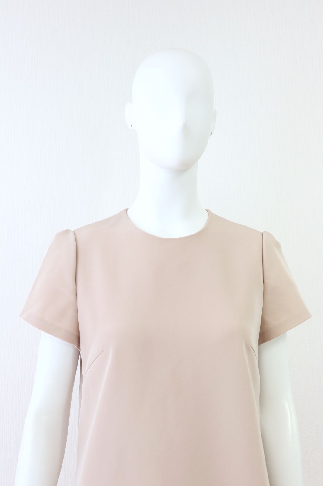 FOXEY☆フォクシー ローウエスト半袖ワンピース 36465 ピンクベージュ