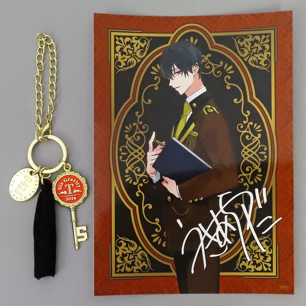 中古】グッズセット 卯月新 バッグチャーム＆ブロマイドセット