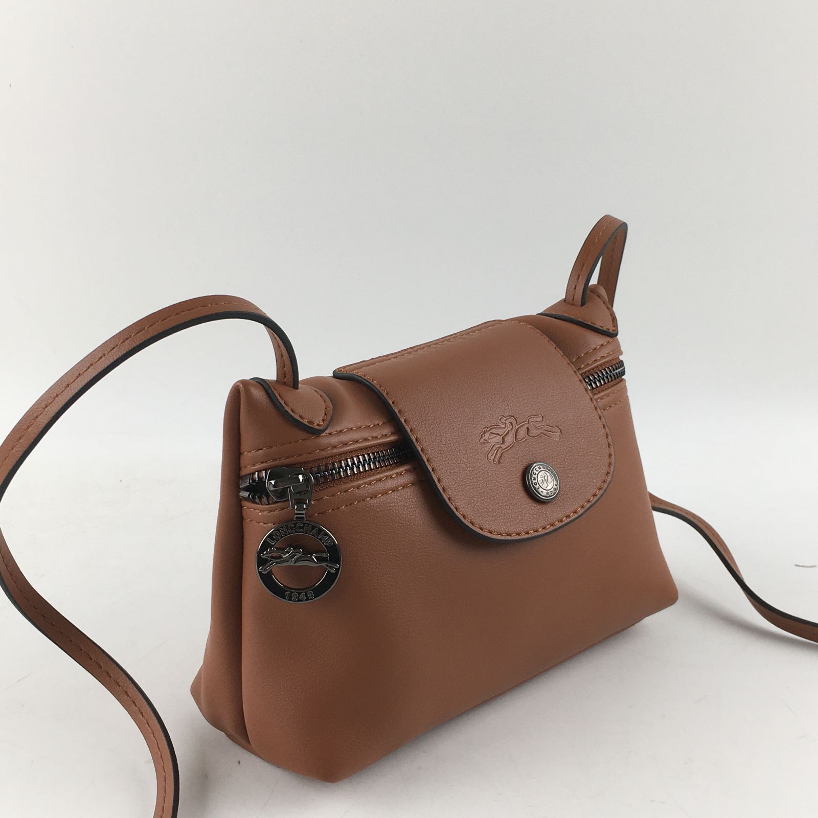 新品] ロンシャン ルプリアージュキュイール レザーXSメッセンジャー 