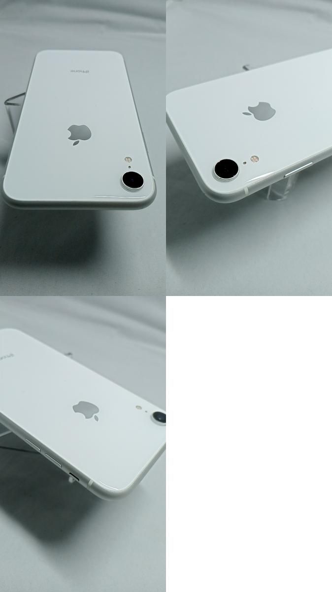 ホワイト スマートフォン 本体 動作確認済！ iPhoneXR A2106 128GB 本体 ホワイト SIMフリー 箱