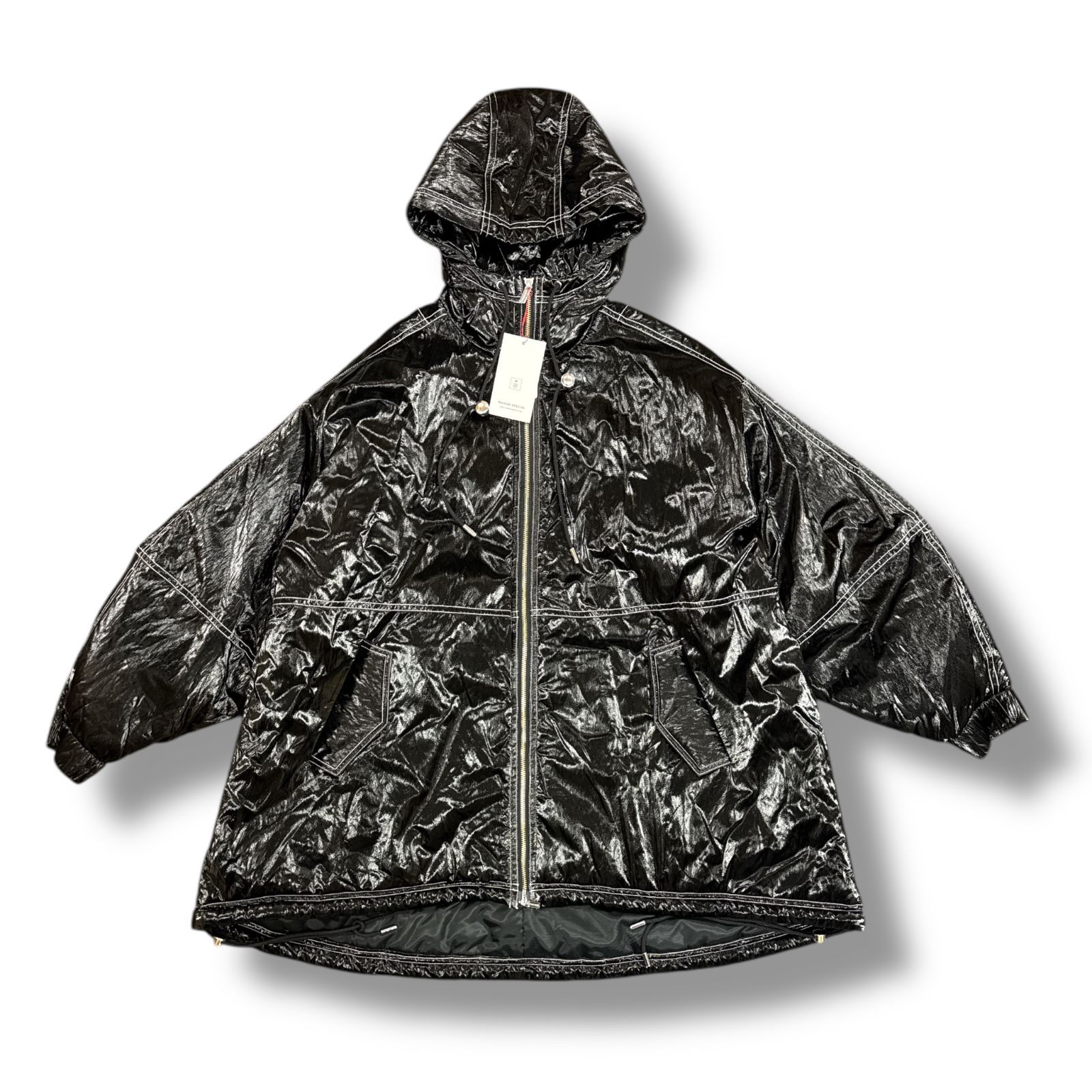 参考上代33000円 未使用品 MAISON SPECIAL Enamel Puffer Blouson 
