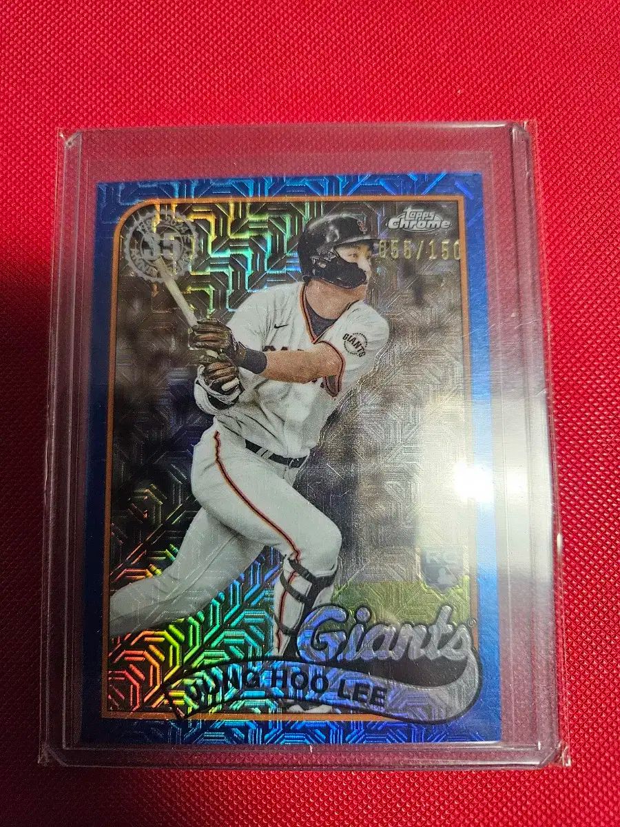 李政厚（イ・ジョンフ） 150 腸 限定 Topps Chrome ブルー 模造 リフレクター ルーキー