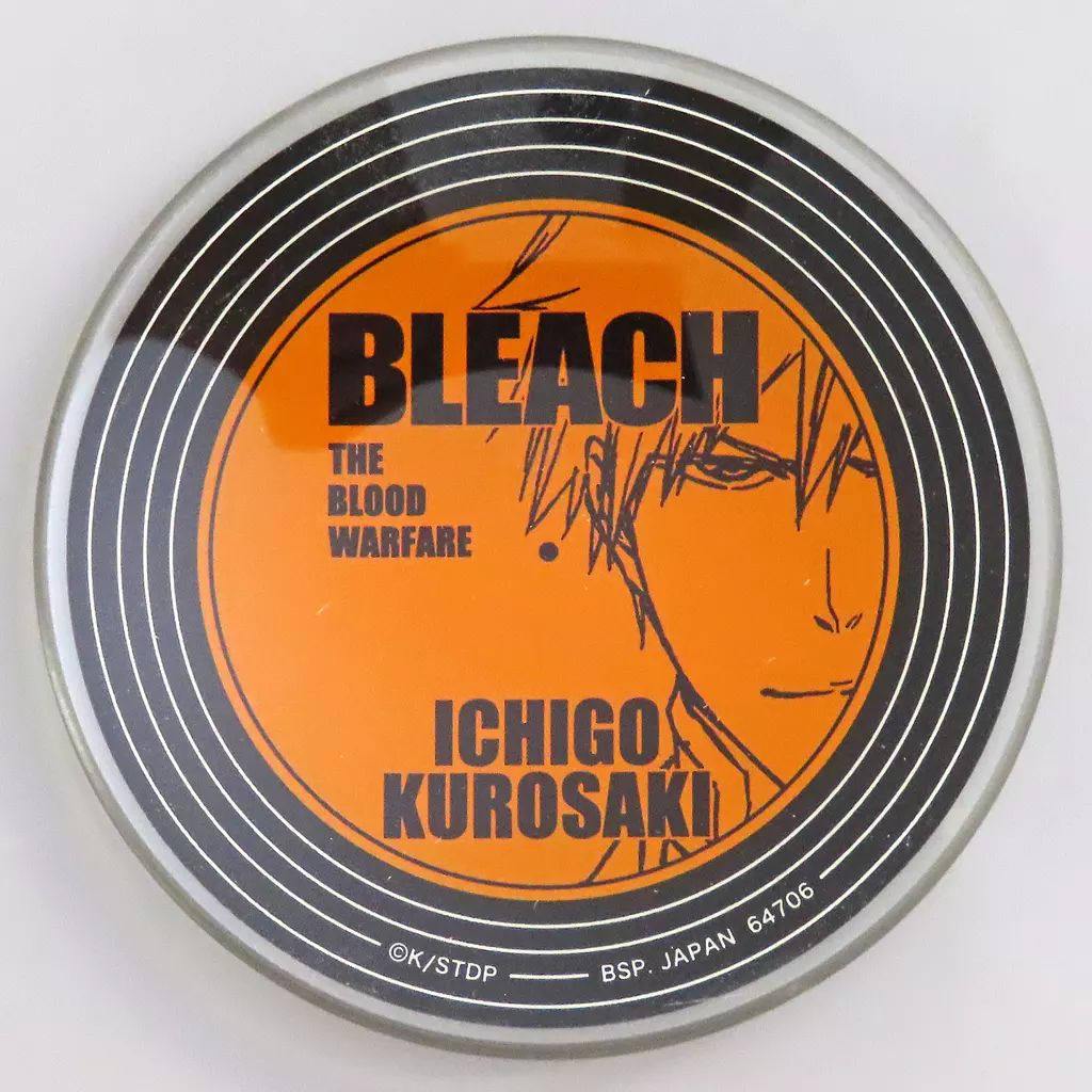 BLEACH 一護 プレート 中古】皿・ボウル 黒崎一護 ガラスプレート 「一番くじ BLEACH