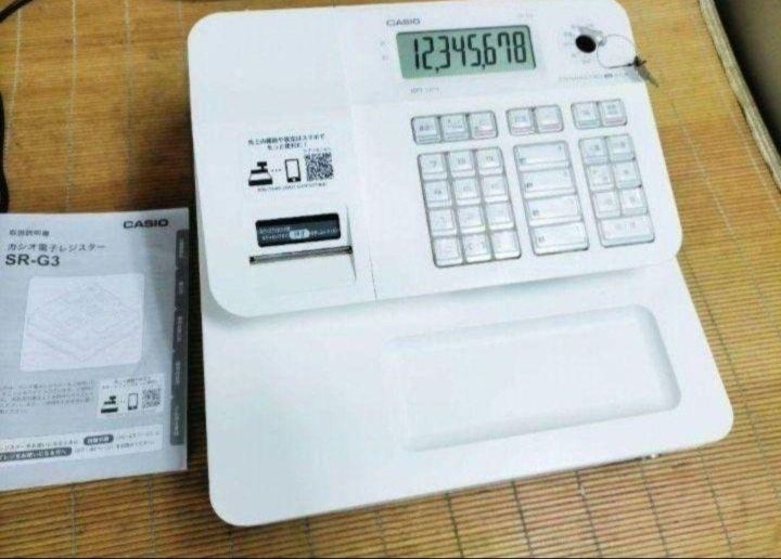 カシオレジスター SR-G3 限定スマホ連携売上管理 送料無料 美品 説明書付き カシオレジスター SR-G3 限定 スマホ連携売上管理 送料無料