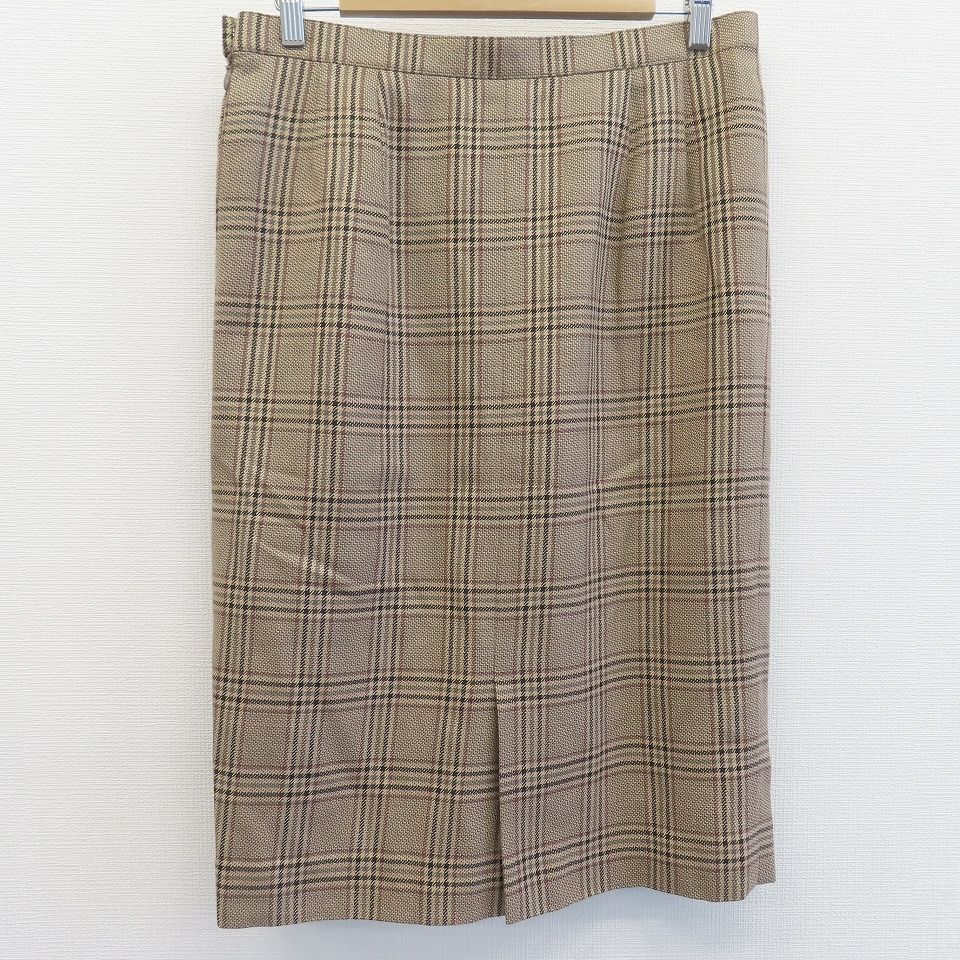 バーバリー BURBERRY ヴィンテージ スカート ロング タイト チェック