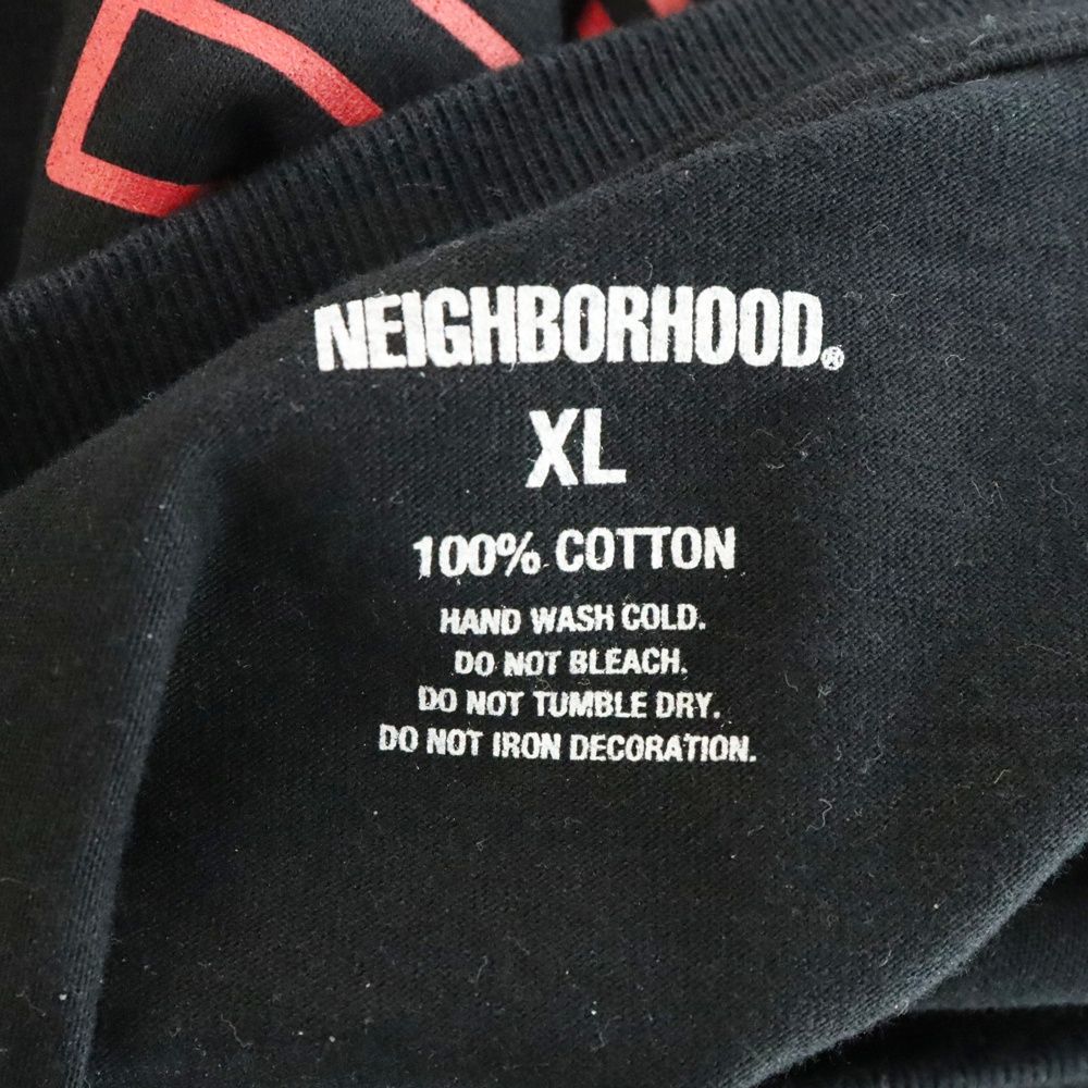 NEIGHBORHOOD SRL ロンT ブラック XL NEIGHBORHOOD SRL SHELTECH-1 CN