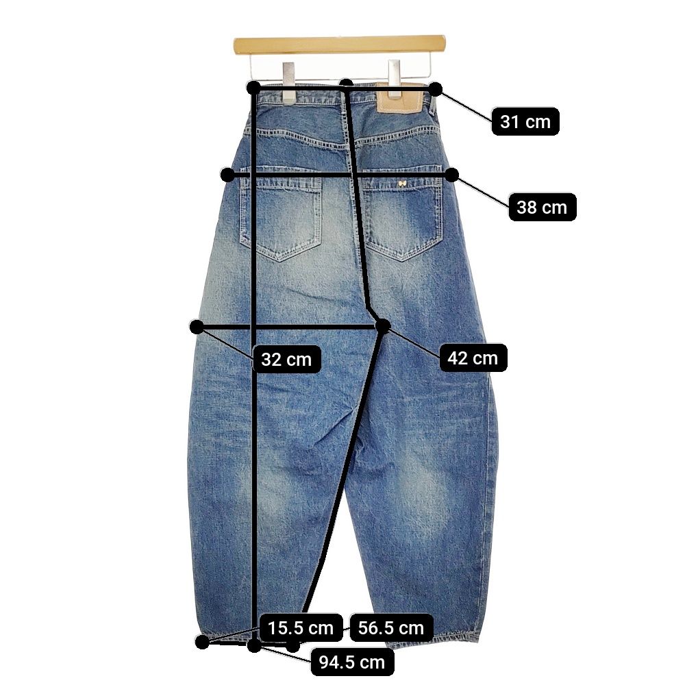 mina perhonen everyday タックテーパードデニム 34 dn4596 定価