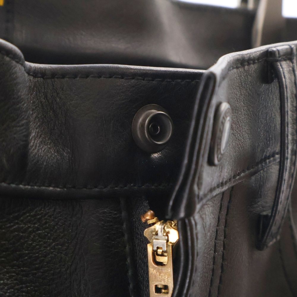 RATS (ラッツ) 24AW LEATHER PANTS レザー パンツ 24SPP-1001 ブラック