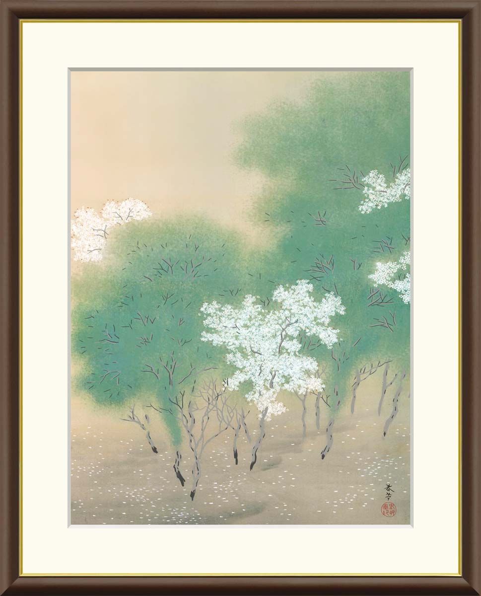 日本の名画 額飾り F4サイズ ちょっとした心使いで空間は息づく