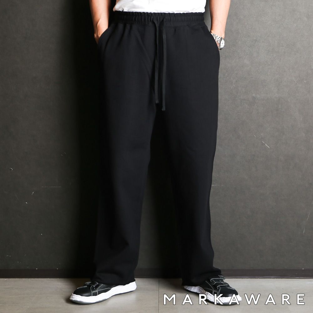 MARKAWARE/マーカウェア】GYM PANTS - BLACK / オーガニックコットン 