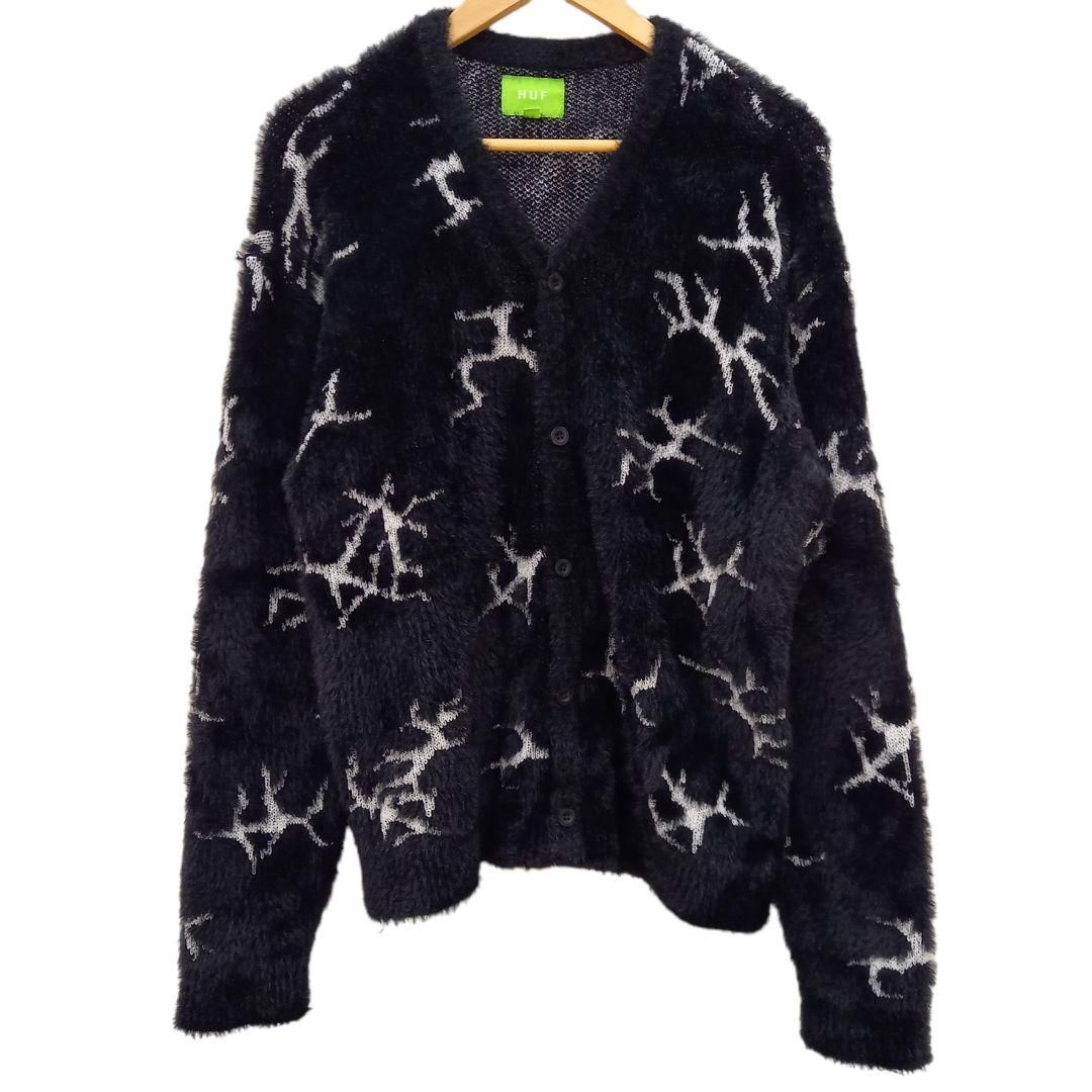 68.HUF CRACKED CARDIGAN - お宝中古市場山形天童店 - メルカリ