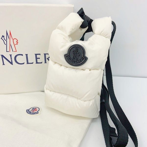 MONCLER モンクレール ショルダーバッグ カバン 鞄 LEGERE TOTE SMALL レジェール トート スモール 男女兼用 ホワイト 鞄 DF16683