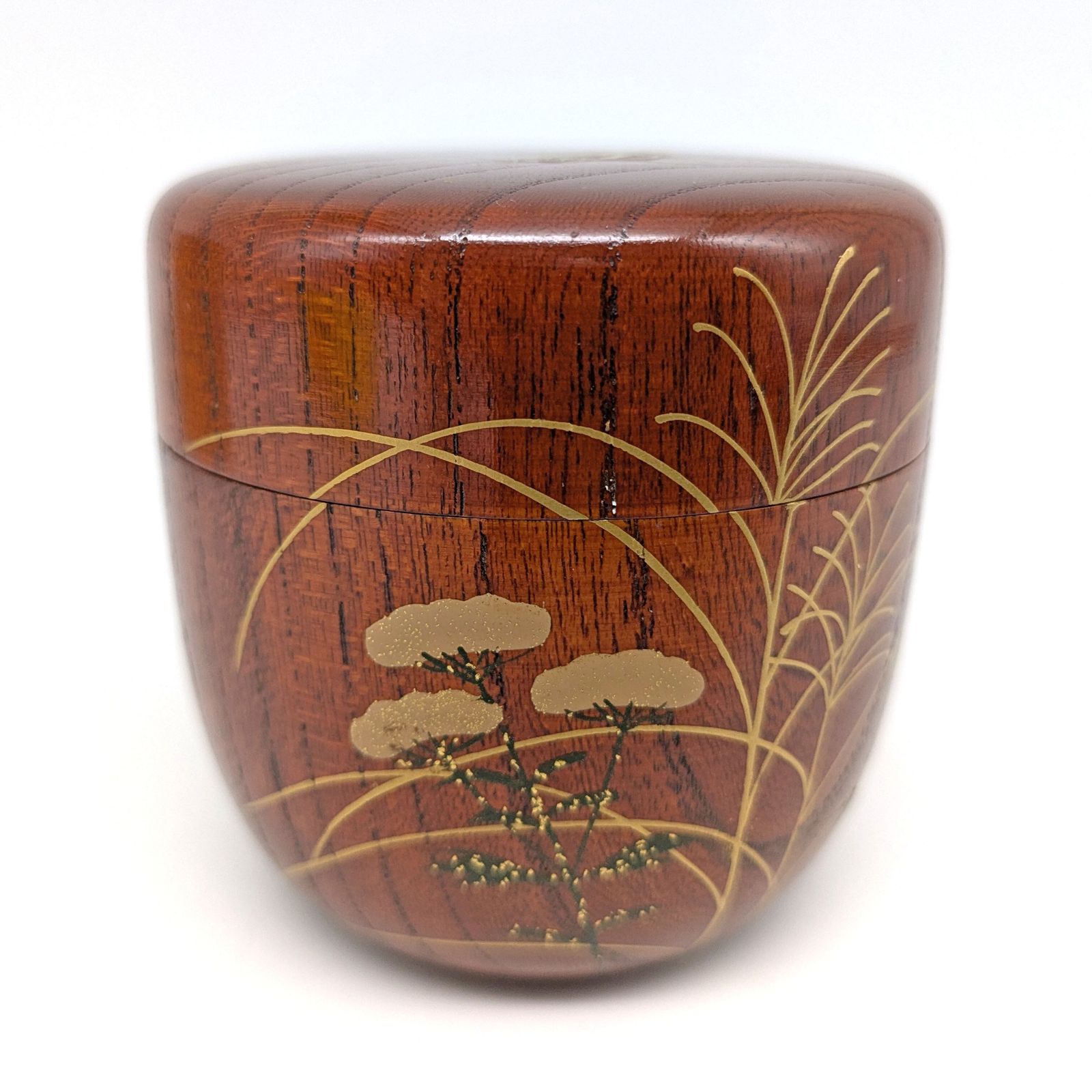 道場宗廣・虫蒔絵・﨔・中棗・茶道具・No.240721-43・梱包サイズ