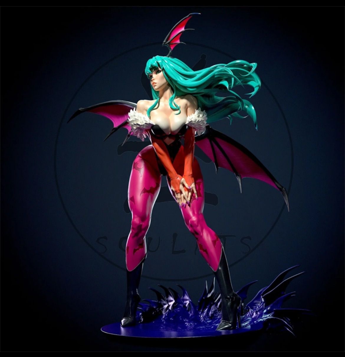 【新品】ヴァンパイア美少女 モリガン 限定版 完成品フィギュア 限定品】ヴァンパイア美少女 モリガン 限定版