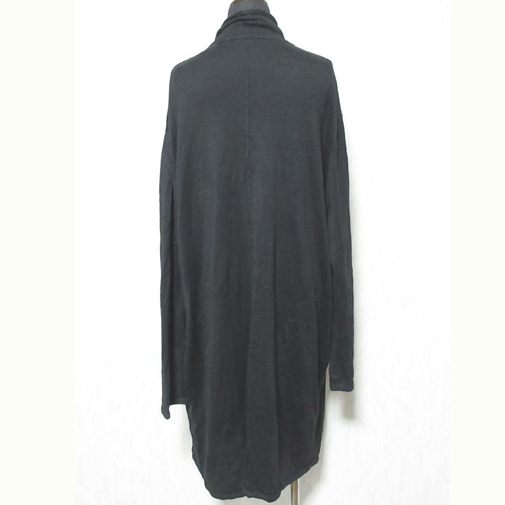 美品 ハラダマニア for ESTNATION エストネーション リネンカーディガン 01-234-12-040120 M ブラック レディース 古着 中古 美品 ハラダマニア for ESTNATION エストネーション リネン