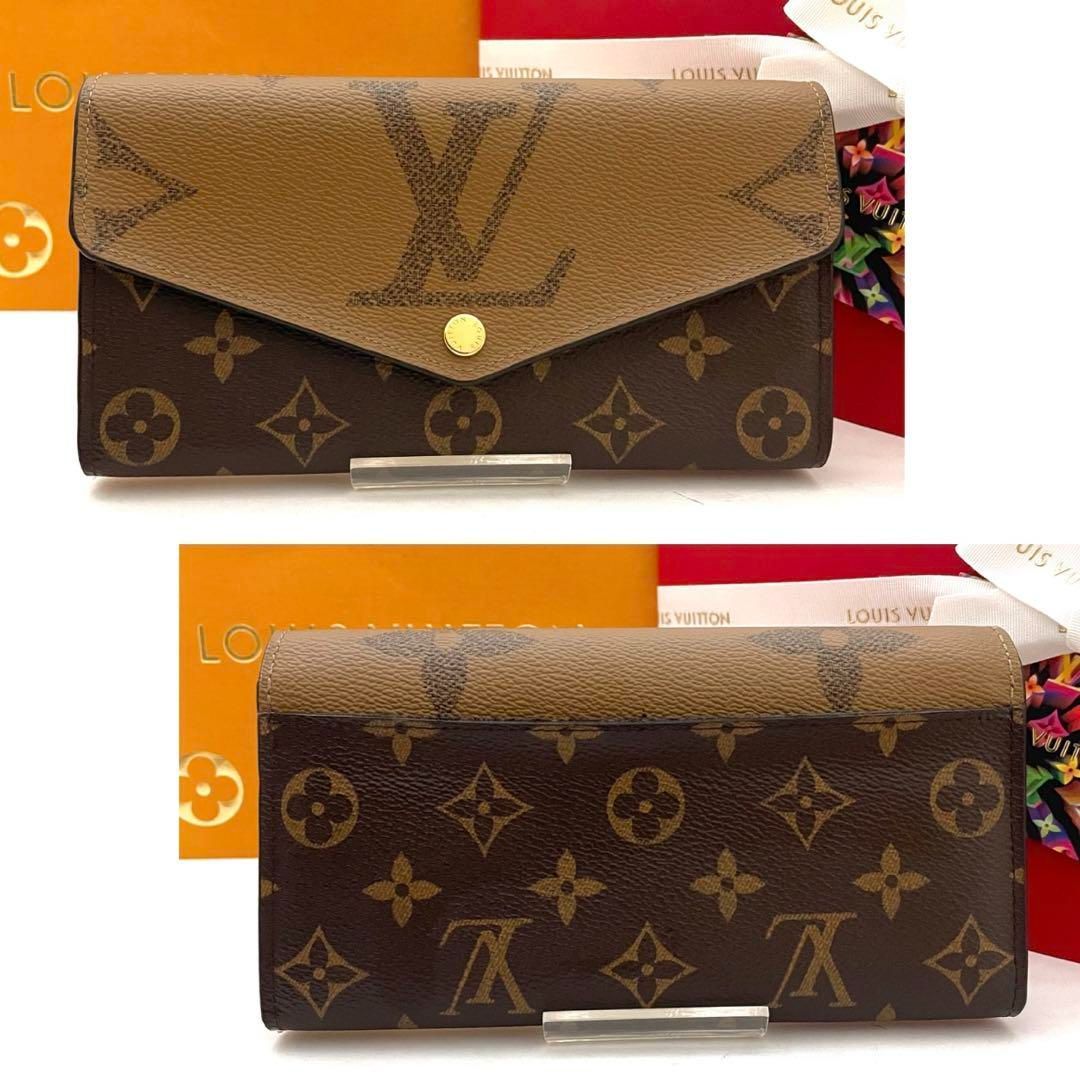 IC RFID ルイヴィトン モノグラム ジャイアント ポルトフォイユ サラ  