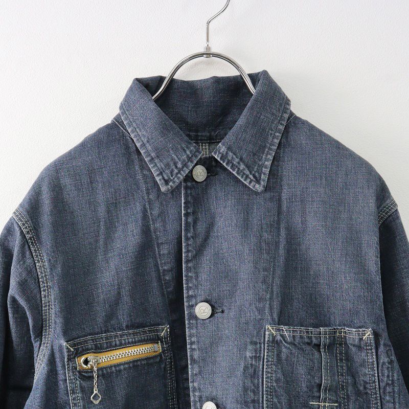 45R 麦デニムの908カバーオール（影 色納戸重）　58,300円　ジャケット 45Rライ麦デニムの908Gジャン 9.8サイズ（影色納戸 重）: WOMEN｜45R