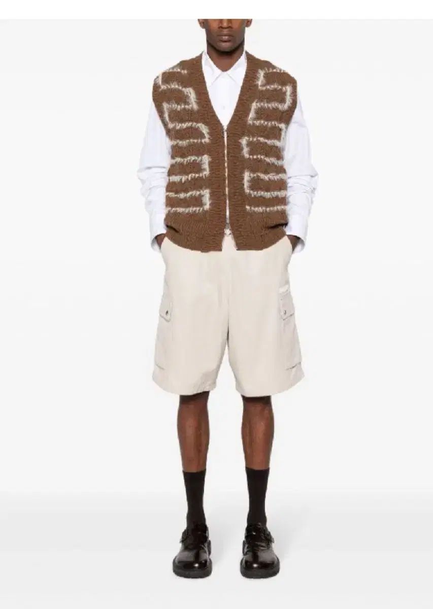 ナマチェコ ノースリーブ ニット セーター ベスト M 茶色 MEDICALDB_JP