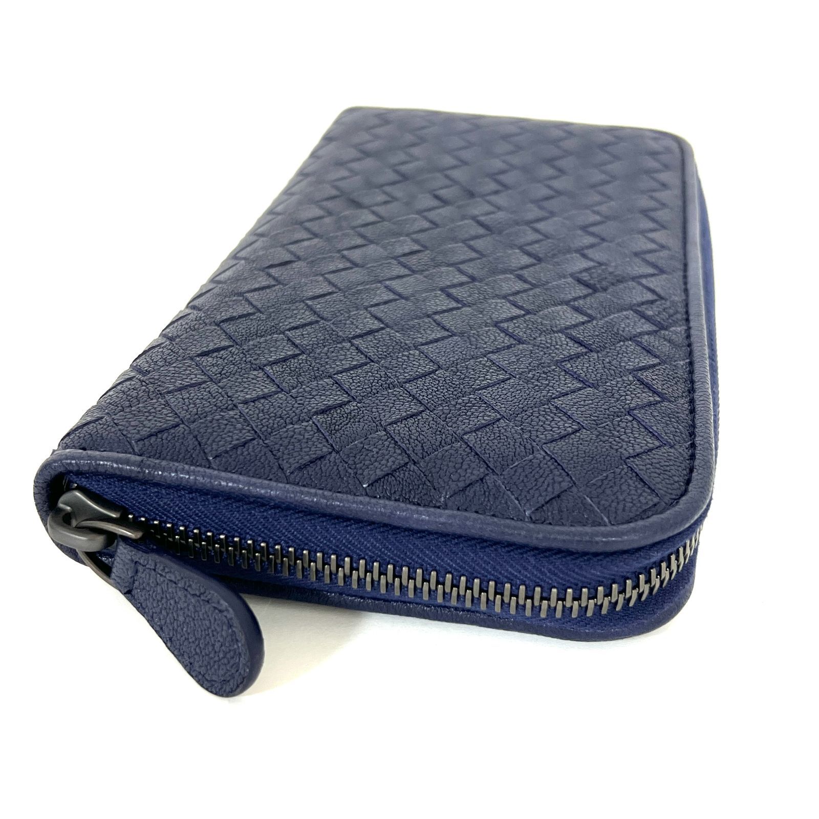 BOTTEGAVENETA 長財布　ネイビー ボッテガヴェネタ (ボッテガ・ヴェネタ) 長財布 財布 メンズ