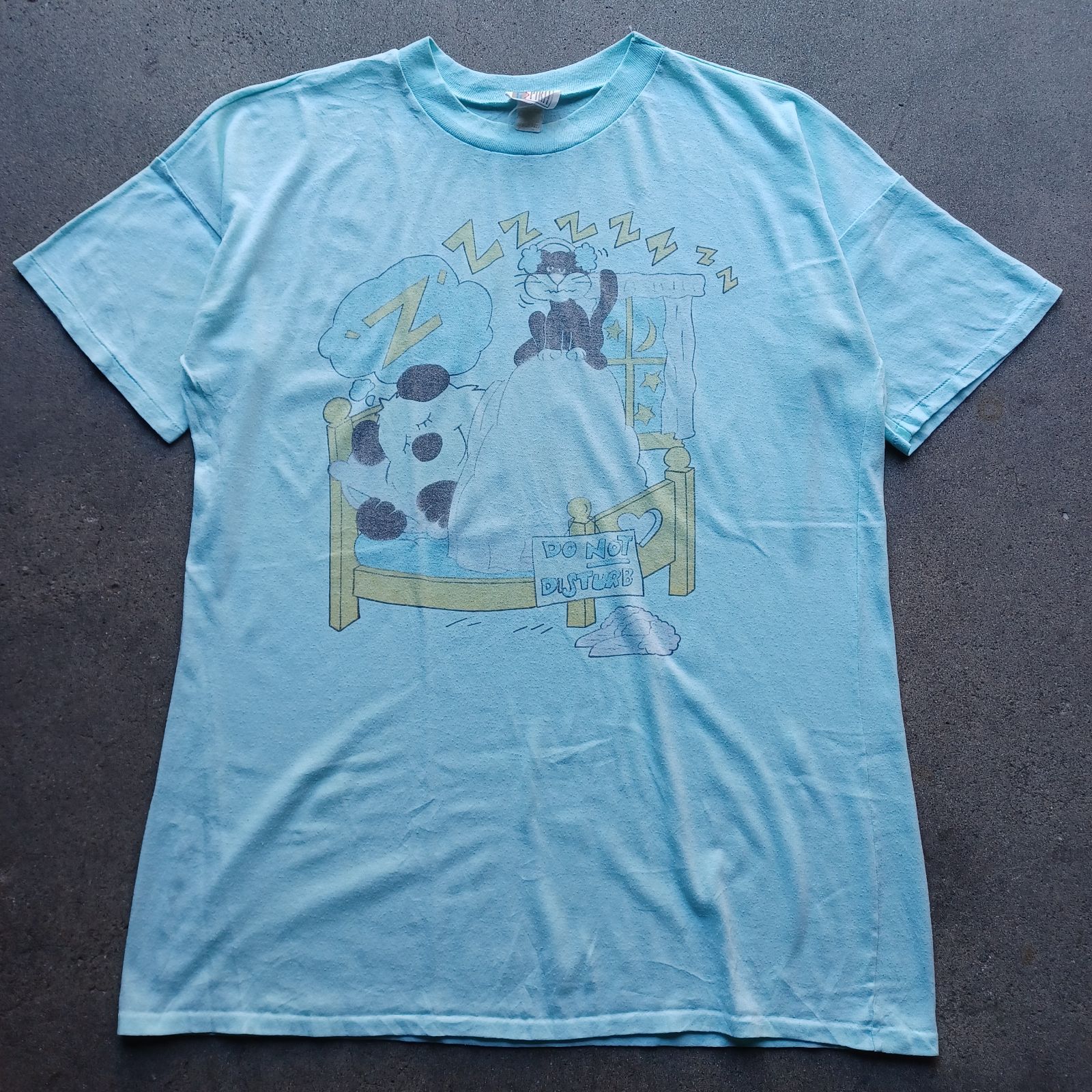 【VINTAGE】80`sBOLD SPIRIT DO NOT DISTURE イビキ騒音T-Shirts