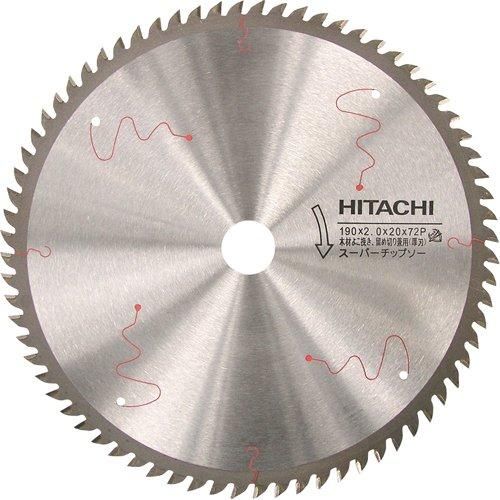 2営業日で発送 HITACHI 日立 322040日立 スーパーチップソー 兼用 190mmX20 72枚刃7676590