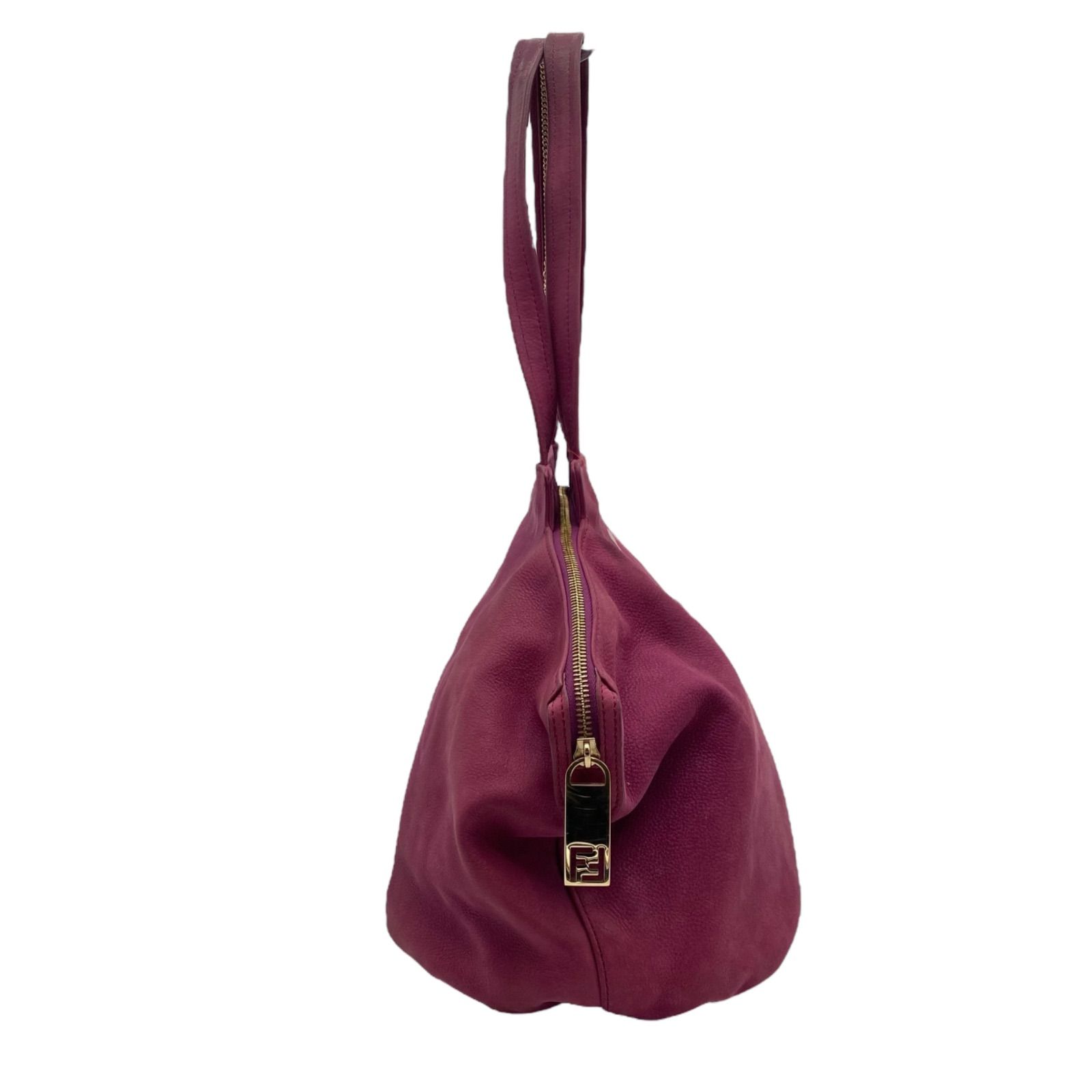 【美品】FENDI スエード レザー トートバッグ FFロゴ イタリア製 000000004031_NB9OeIZ.jpg