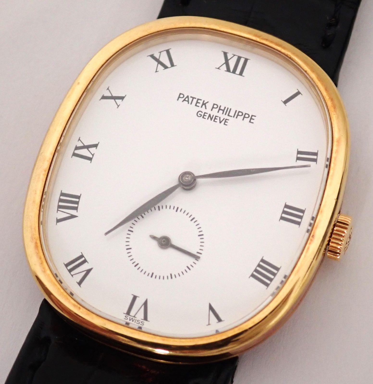 希少！PATEK PHILIPPE パテックフィリップ 3978J K18YG 18金 手巻き ゴールデンエリプス ボーイズ 時計 525-6