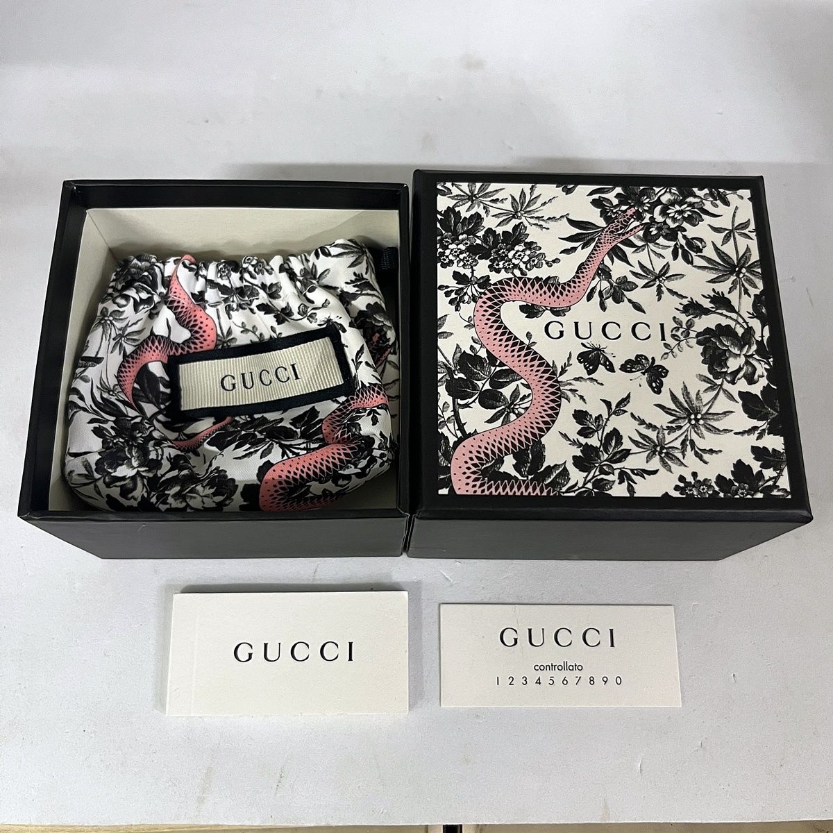 【超美品・ケース箱付き】グッチ　ネックレス　0309J 8055 GUCCI インターロッキング Gネックレス 0309J 8055 グッチ 保存箱