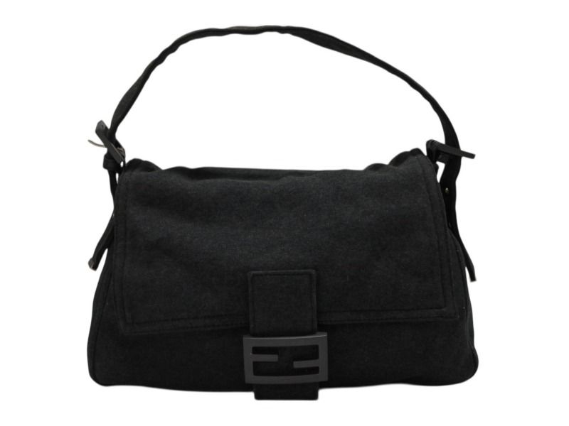 FENDI フェンディ ナッパレザー マンマバケット ワンショルダーバッグ