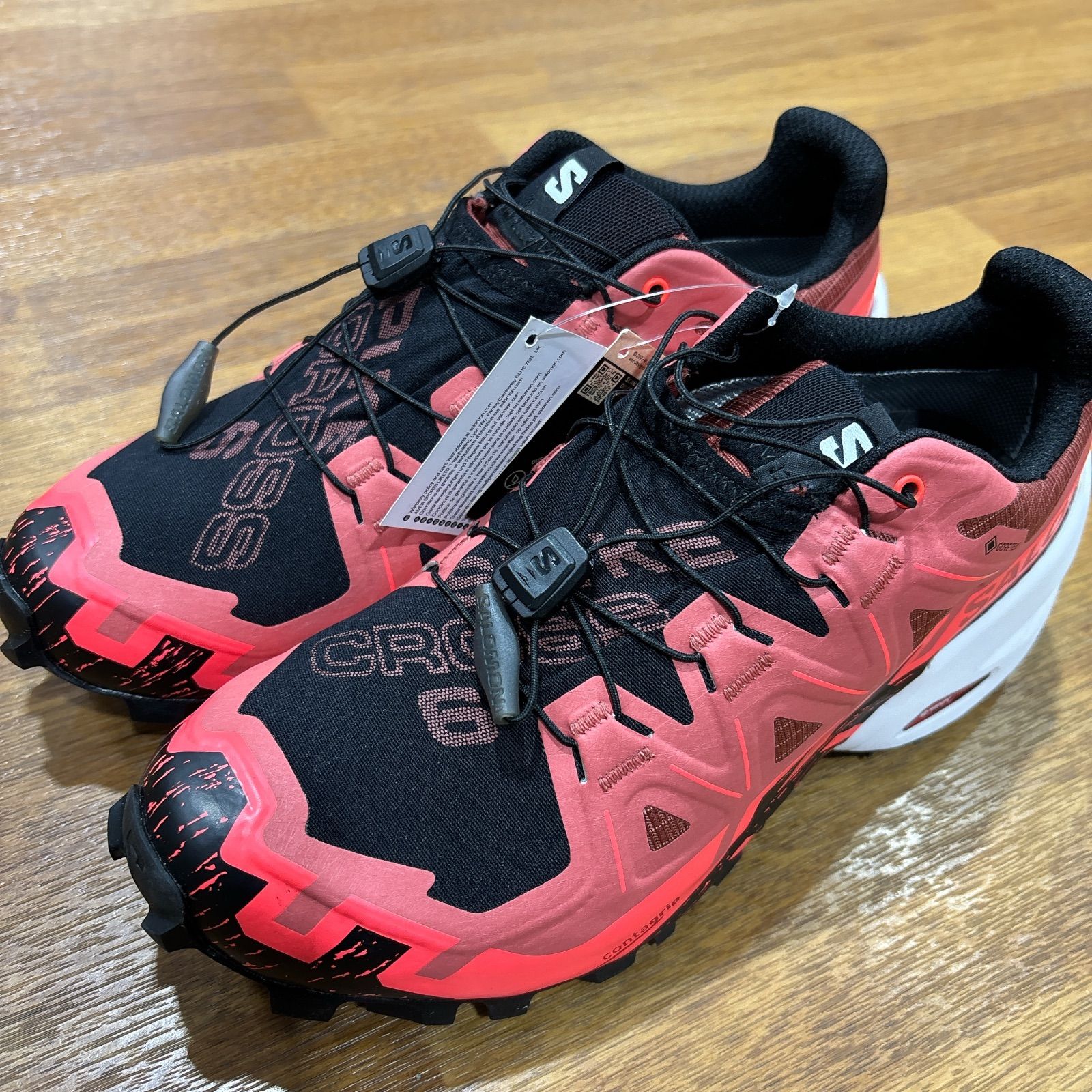 新品】サロモン SALOMON Spikecross 6 GORE-TEX Fiery Coral