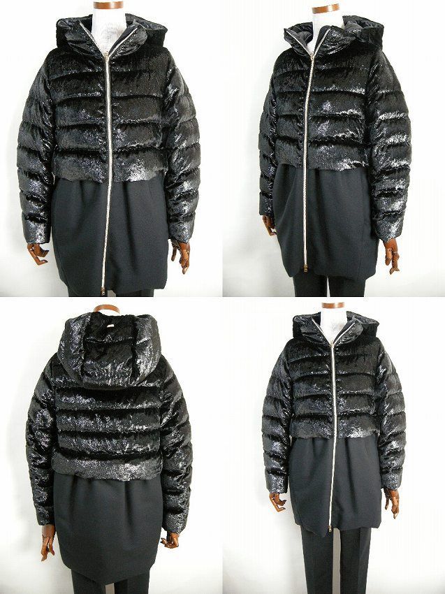 キッズ12A (大人女性S相当)□新品□ヘルノ HERNO ベロアダウンコート  