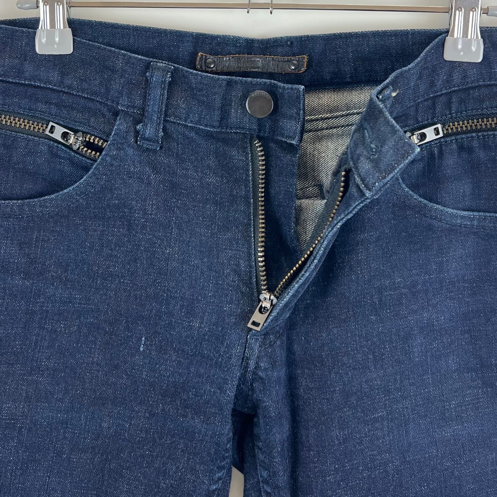 DIET BUTCHER SLIM SKIN 00s JP archive zip skinny denim pants 1