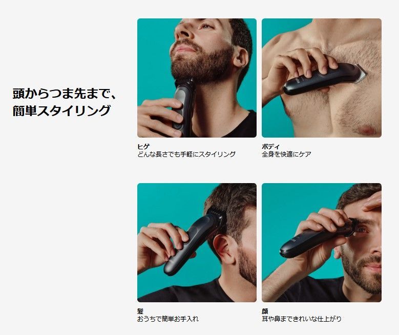 ☆未使用 BRAUN マルチグルーマー シリーズ5 MGK5420 ブラウン 男性用 