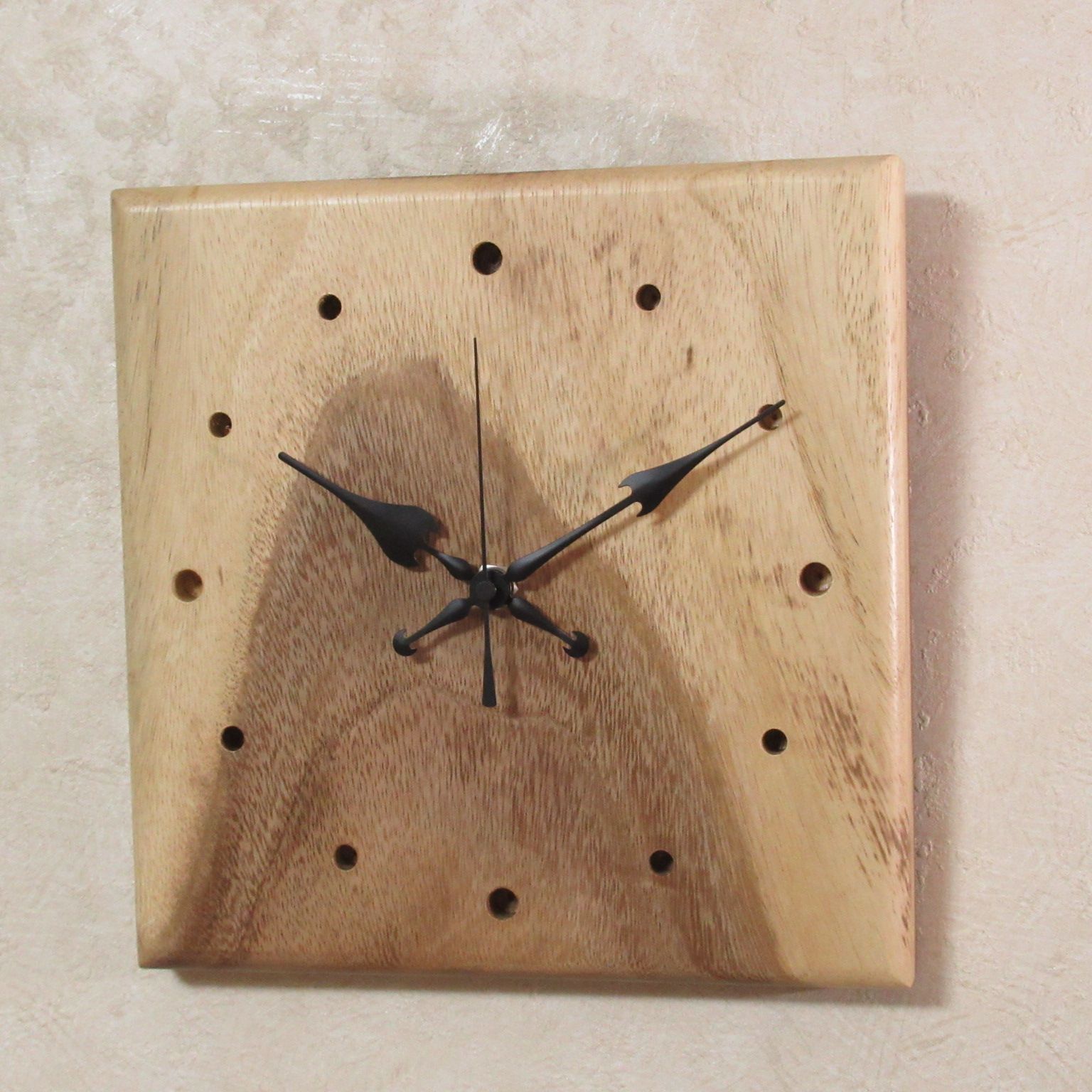 木の時計 掛時計 モンキーポッド